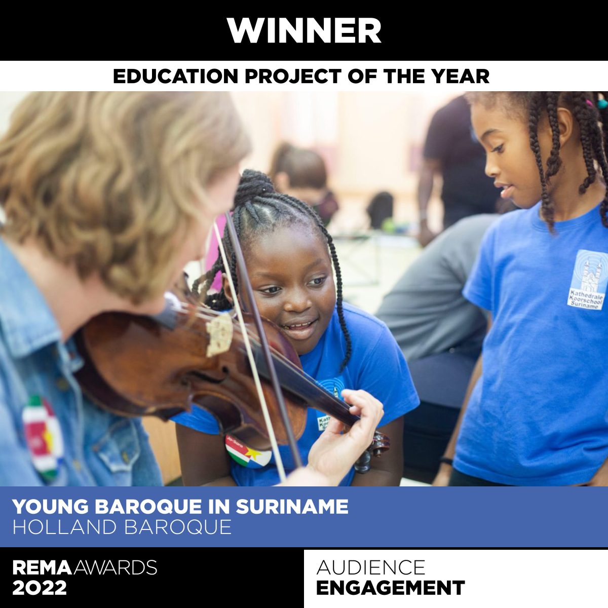 Barok in Paramaribo is Education Project of the Year